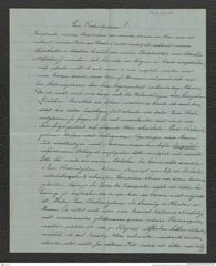 Nachlass Franz Steindachner, Brief von Ernst Marno an Franz Steindachner (06.04.1876), Inv.Nr. 328.01, Seite 1